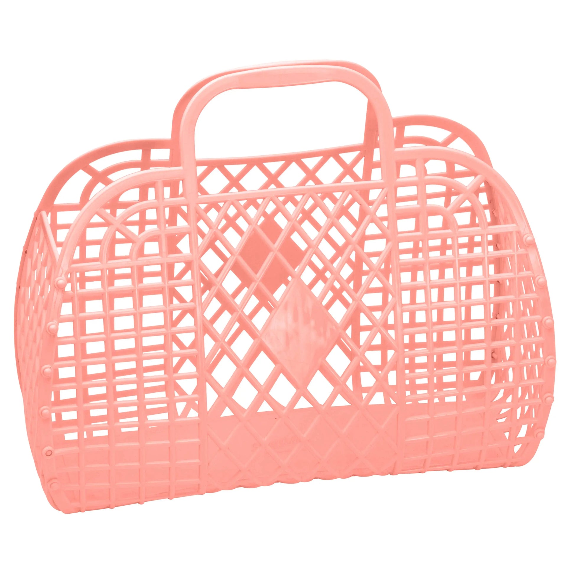 Retro Basket Jelly Bag - Large: Peach Sun Jellies