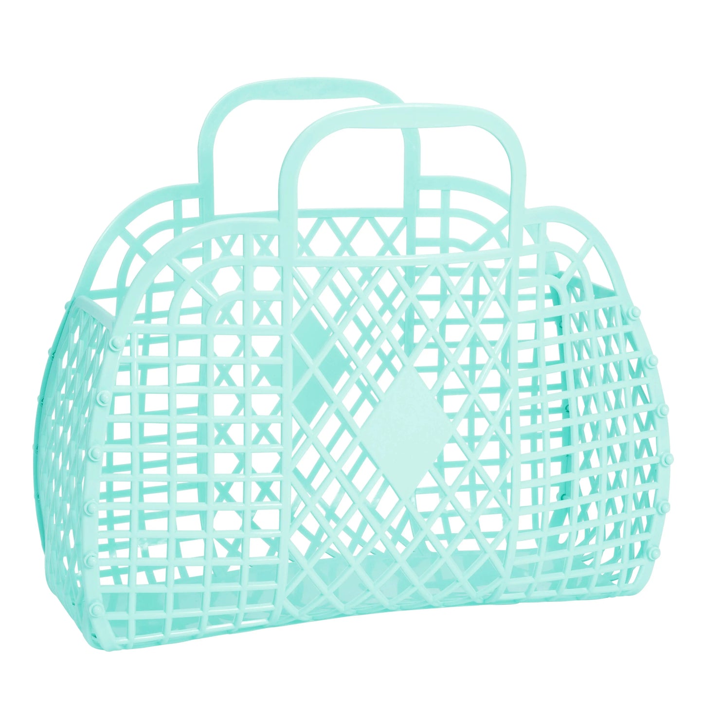 Retro Basket Jelly Bag - Large: Peach Sun Jellies