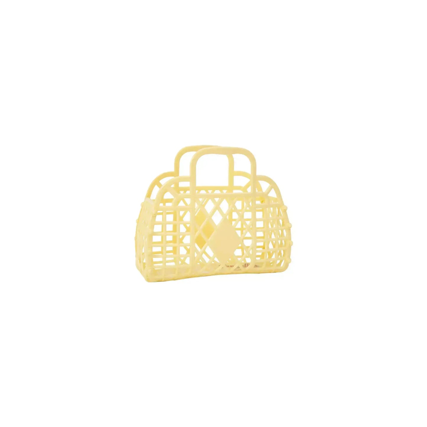 Retro Basket Jelly Bag - Mini: Latte Sun Jellies