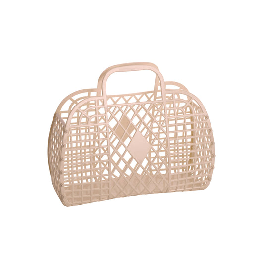 Retro Basket Jelly Bag - Small: Latte Sun Jellies