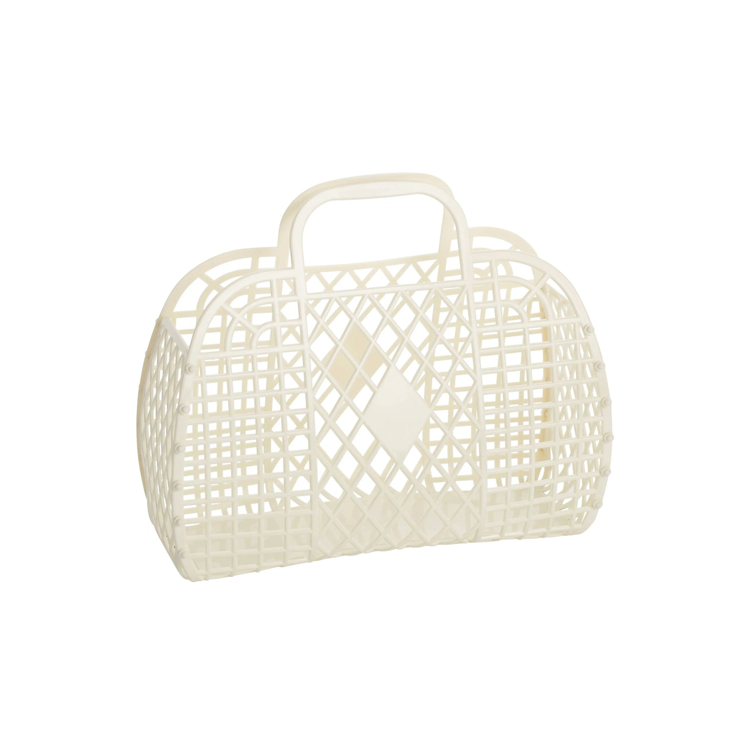 Retro Basket Jelly Bag - Small: Latte Sun Jellies