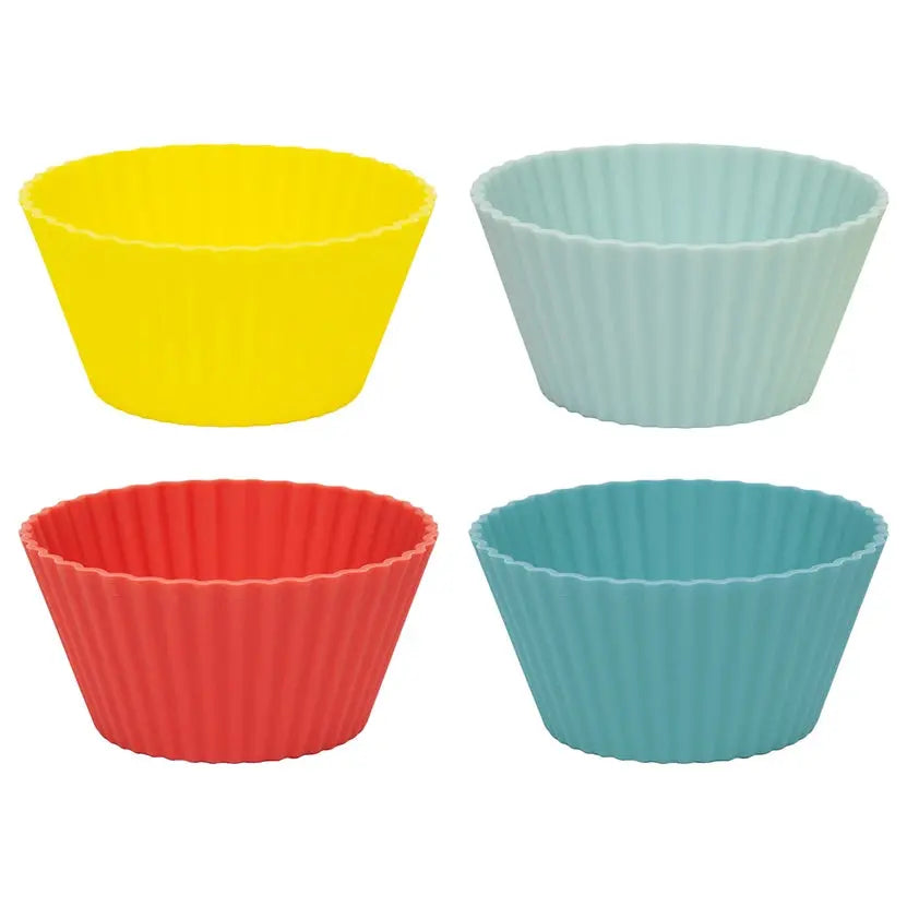 Reusable Silicone Cupcake Cases - 12 Pack Talking Tables