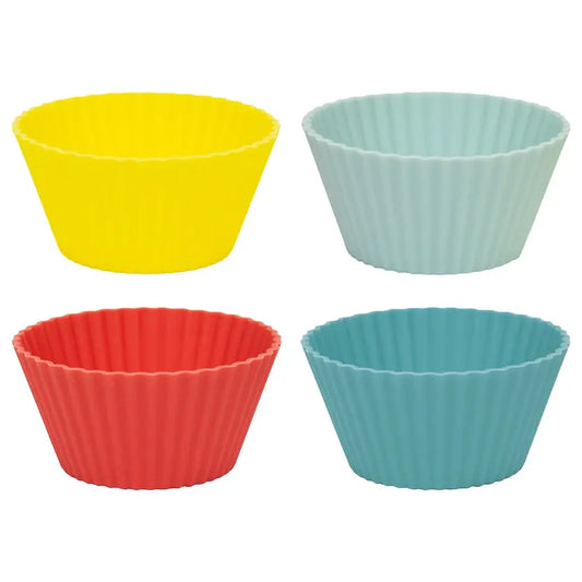 Reusable Silicone Cupcake Cases - 12 Pack Talking Tables