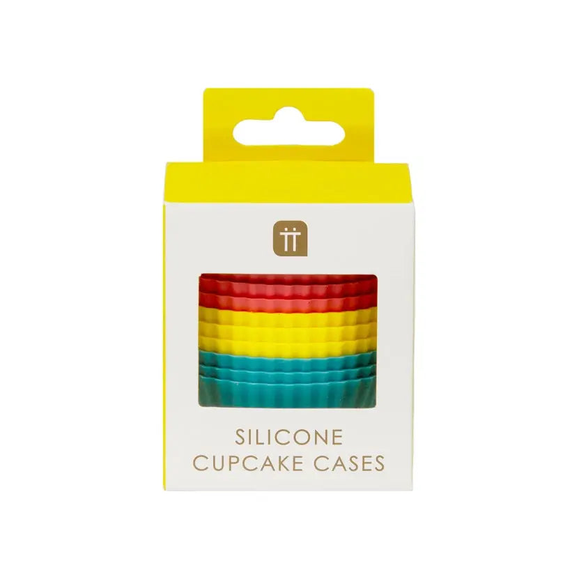 Reusable Silicone Cupcake Cases - 12 Pack Talking Tables