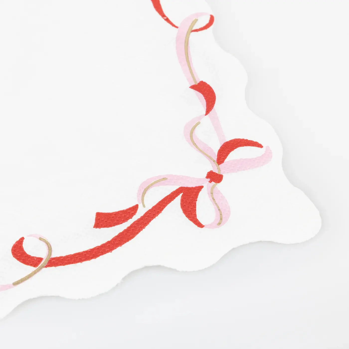 Ribbon Bow Large Napkins (x 16) Meri Meri