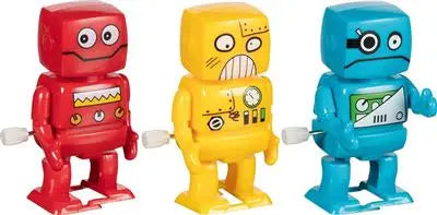 Robot with wind-up motor Dam