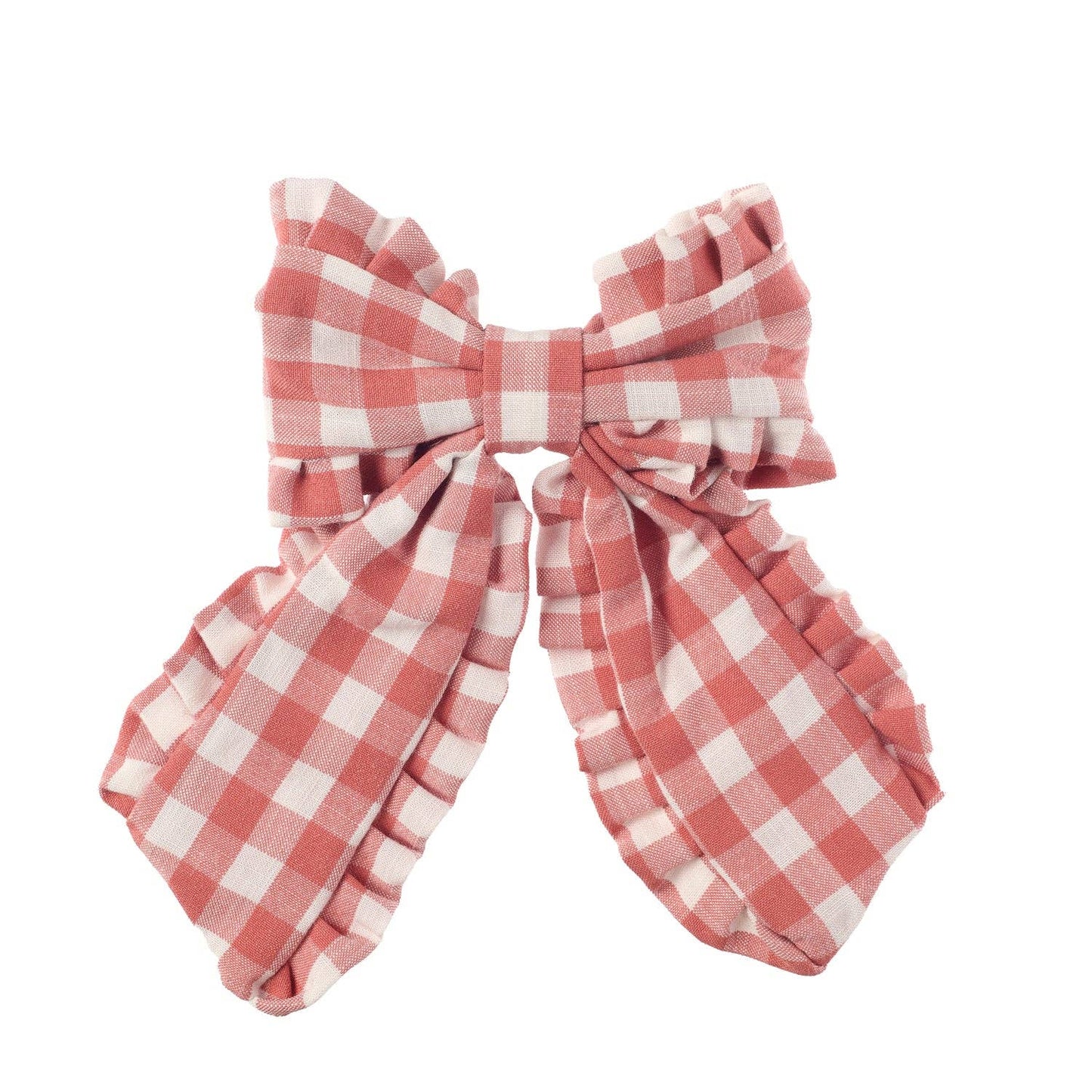 Rockahula Kids US - Gingham Ruffle Long Bow Clip Rockahula Kids US