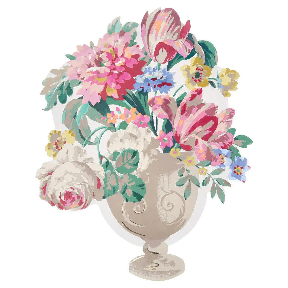 Rococo floral vase plates Meri Meri