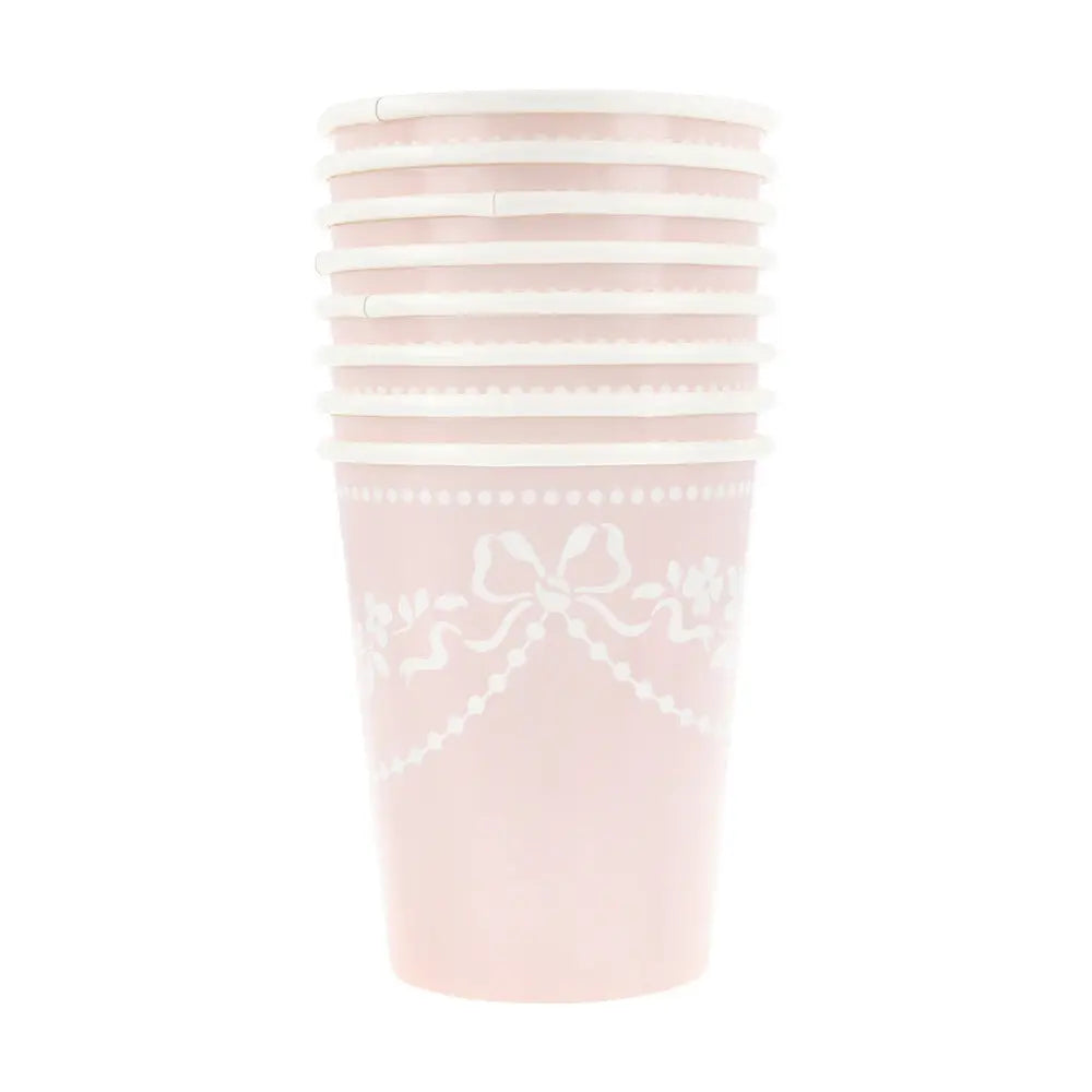 Rococo pink cups Meri Meri