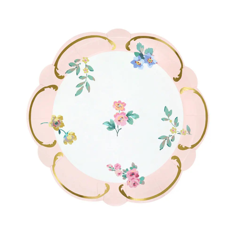 Rococo posy side plates Meri Meri