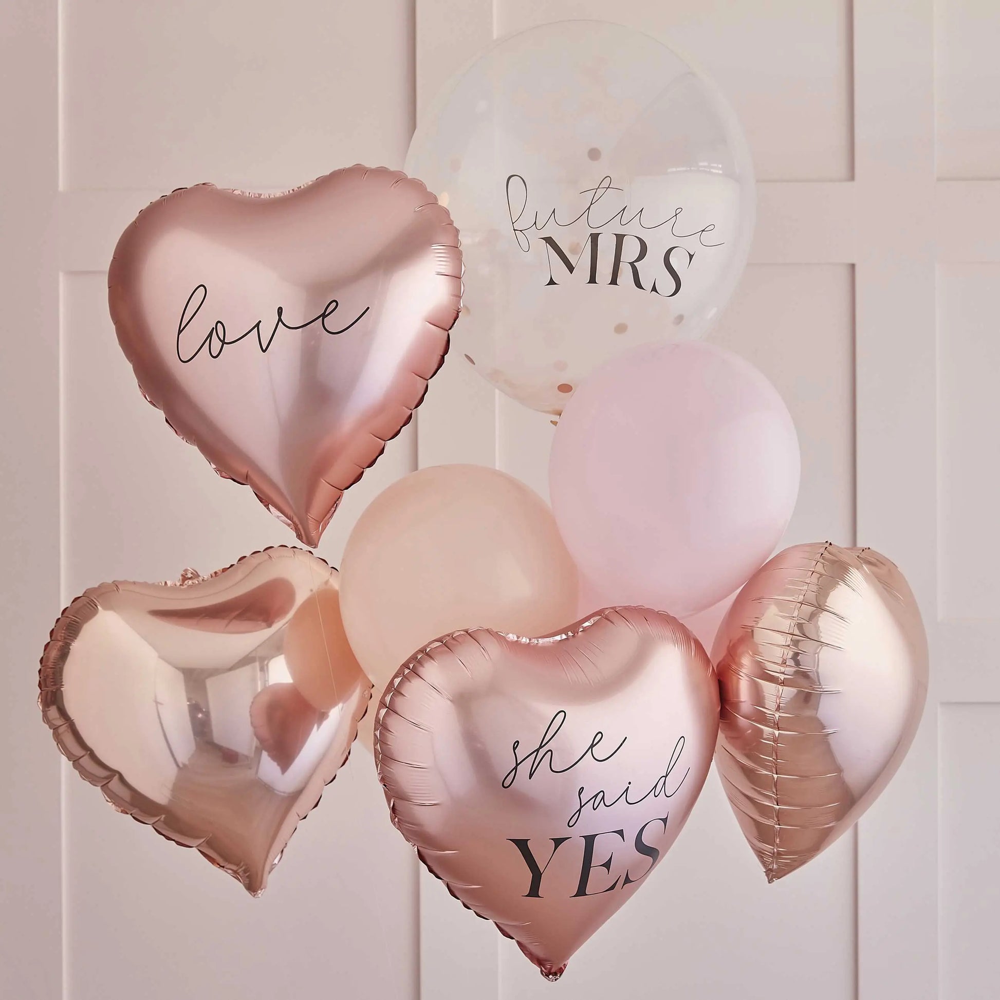 Rose Gold Hen Party Balloons Bundle Ginger Ray