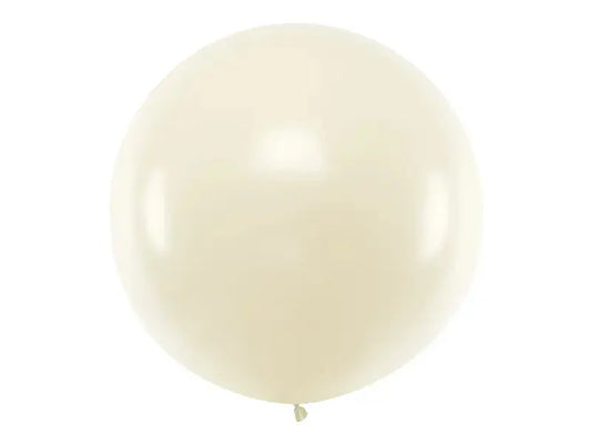 Round Balloon 1m, Metallic Pearl Partydeco