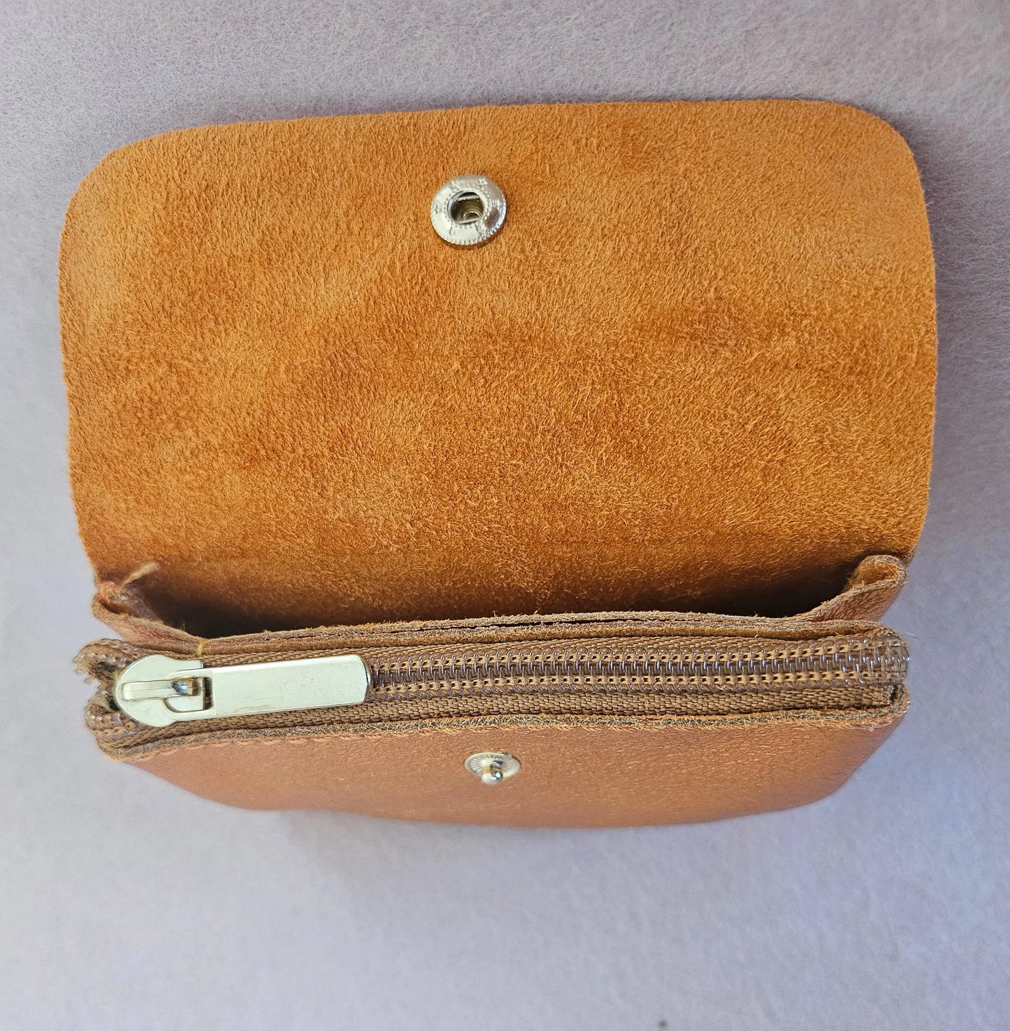 Royal marais - Metallic leather Kangoo wallet: Fuchsia Royal marais