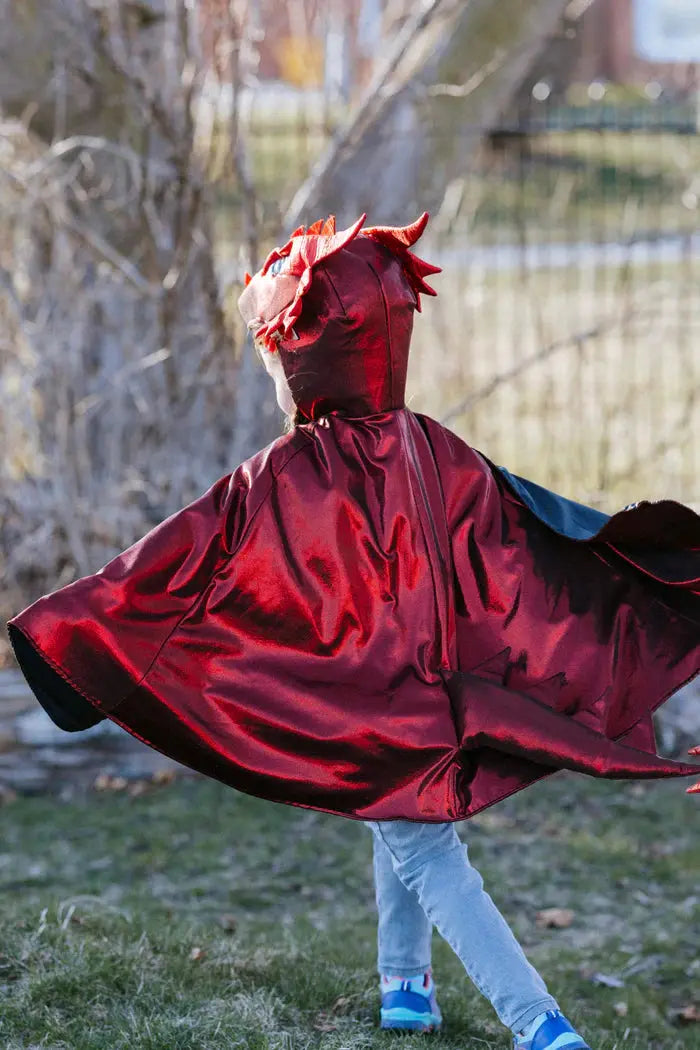 Ruby The Metallic Dragon Cape Great Pretenders