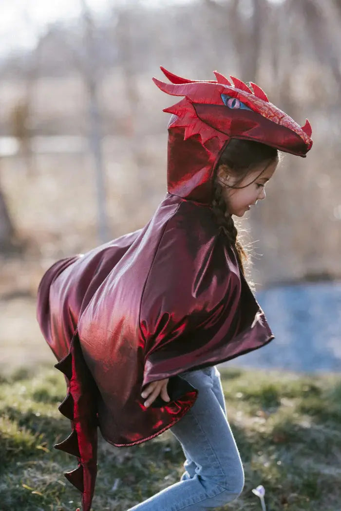 Ruby The Metallic Dragon Cape Great Pretenders