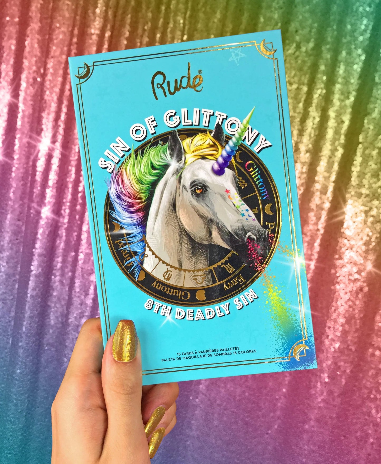 Rude Cosmetics - Sin of Glittony Glitter Palette Rude Cosmetics