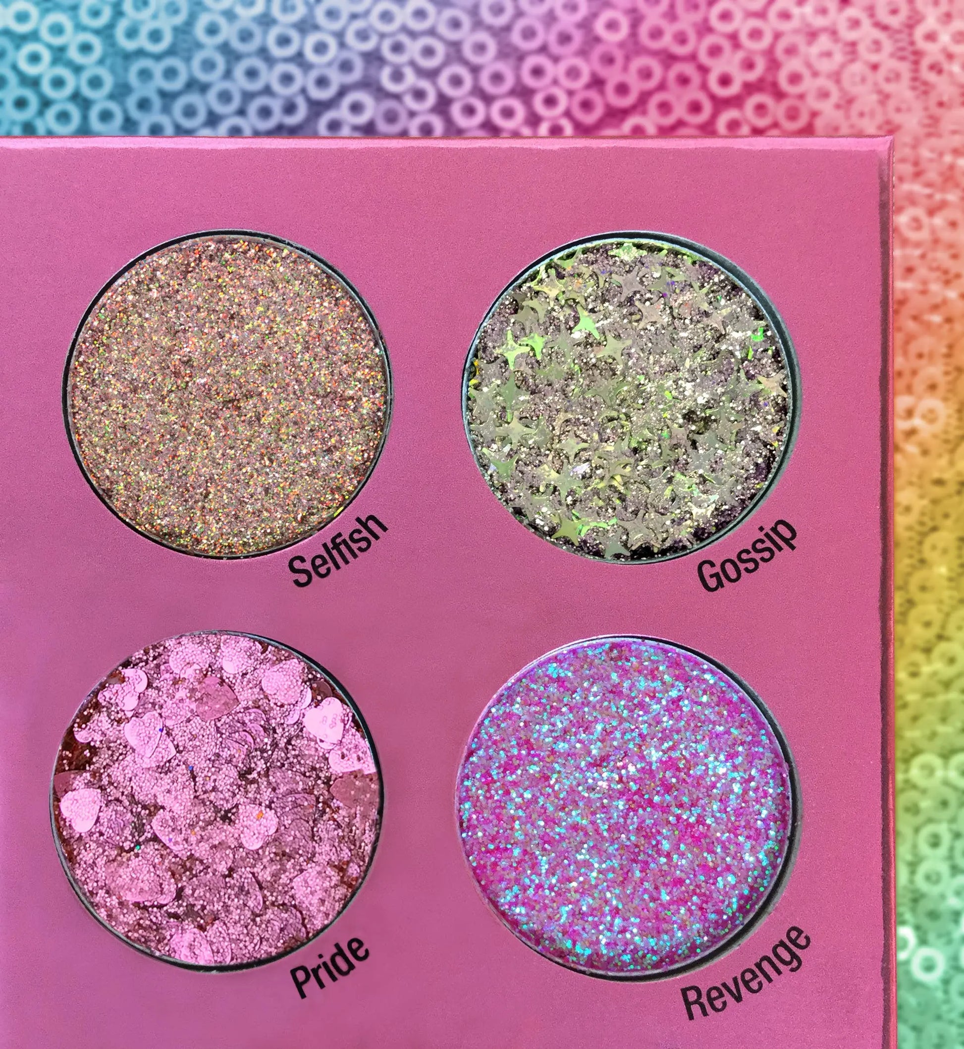 Rude Cosmetics - Sin of Glittony Glitter Palette Rude Cosmetics