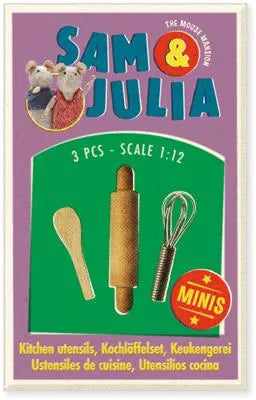 SAM AND JULIA - MINI BOX WITH Kitchen Utensils Sam & Julia