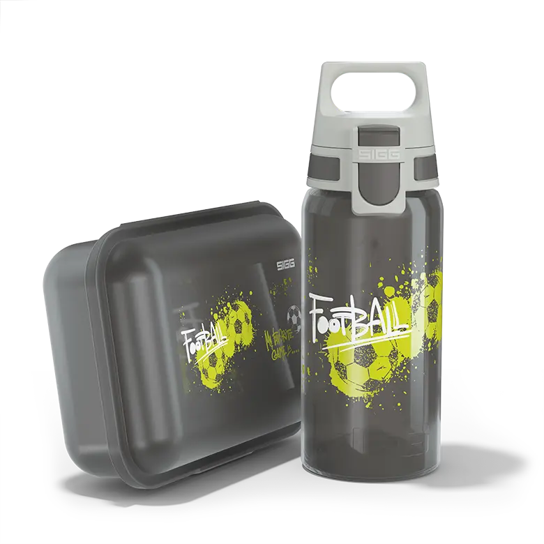 SET VIVA KIDS LUNCHBOX FOOTBALL TAG Sigg