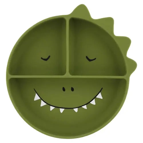 SILICONE DIVIDED SUCTION PLATE MR. DINO Trixie