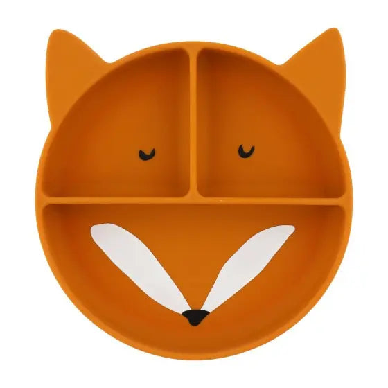 SILICONE DIVIDED SUCTION PLATE MR. FOX Trixie