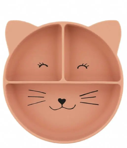 SILICONE DIVIDED SUCTION PLATE MRS. CAT Trixie