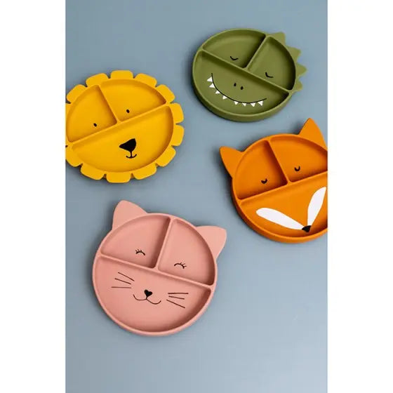 SILICONE DIVIDED SUCTION PLATE MRS. CAT Trixie