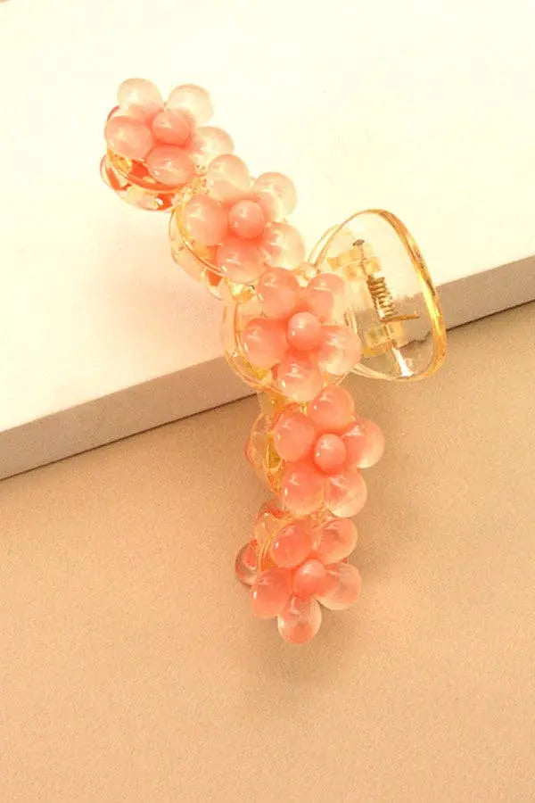 SUMMER HAIR CLAW CLIPS | 40H444: LT PINK JOSSLYN by Wall to Wall