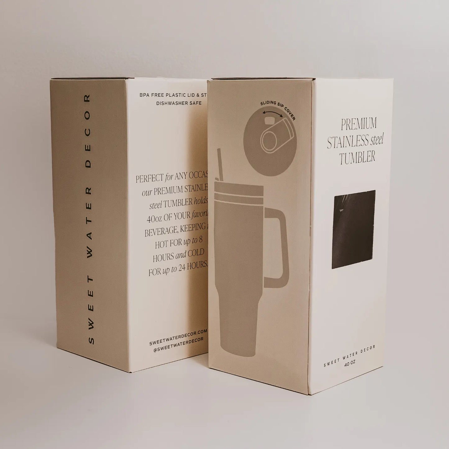 Sage Green 40 oz Travel Tumbler - Home Decor & Gifts Sweet Water Decor