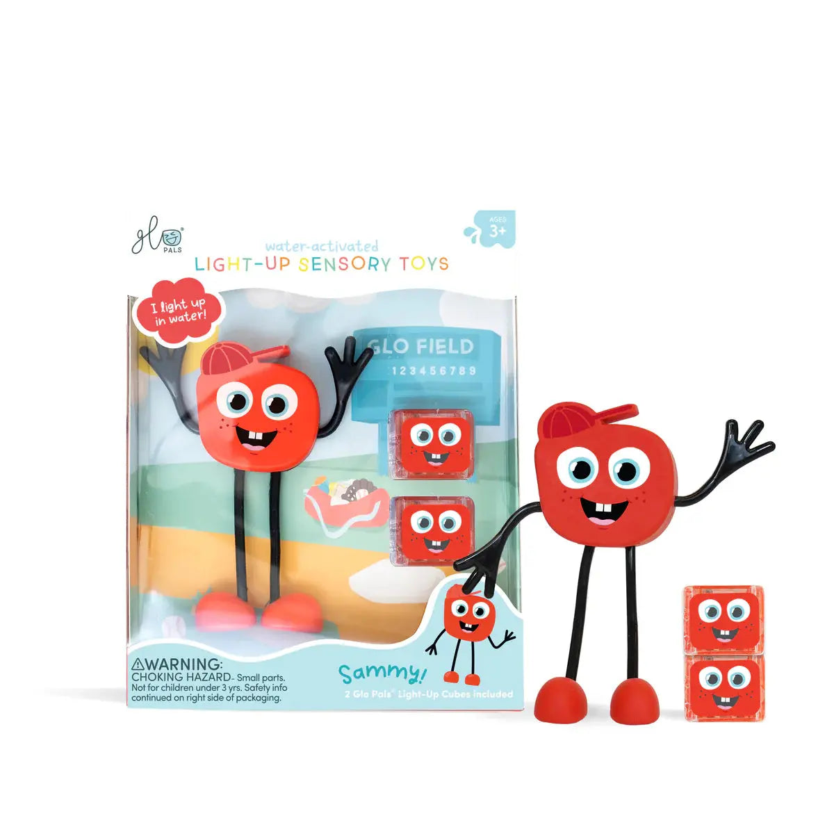 Sammy Character Sensory Toy Glo Pals