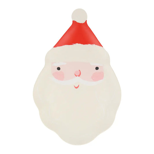 Santa Christmas melamine plate L Meri Meri