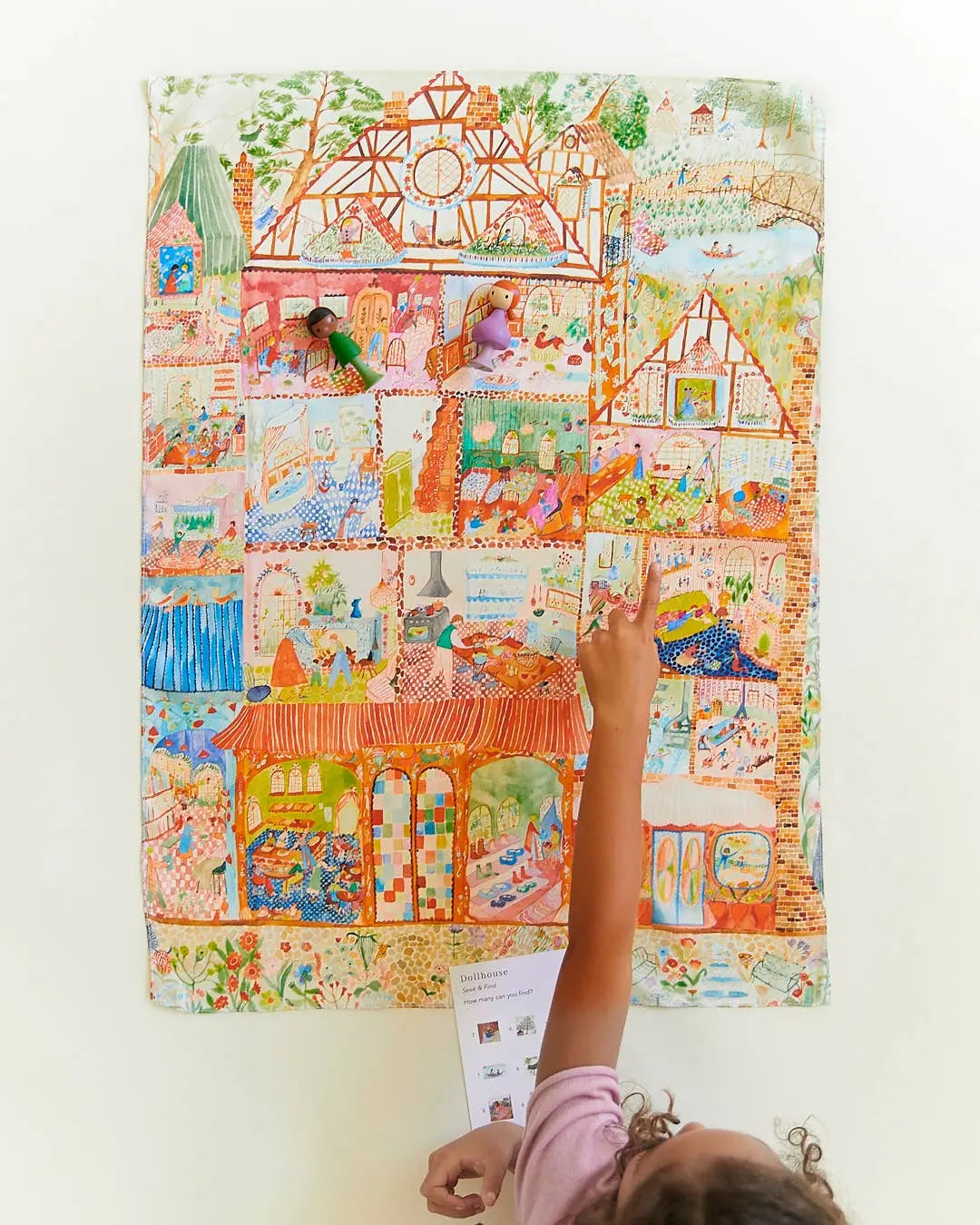Sarah’s Silks - Dollhouse  Seek & Find Playsilk Sarah’s Silks