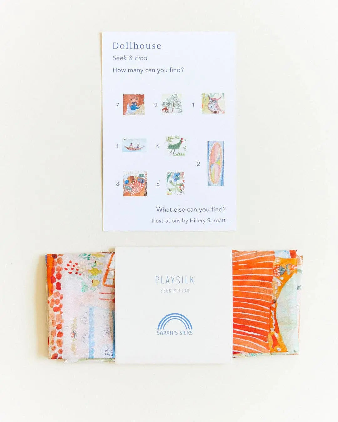 Sarah’s Silks - Dollhouse  Seek & Find Playsilk Sarah’s Silks