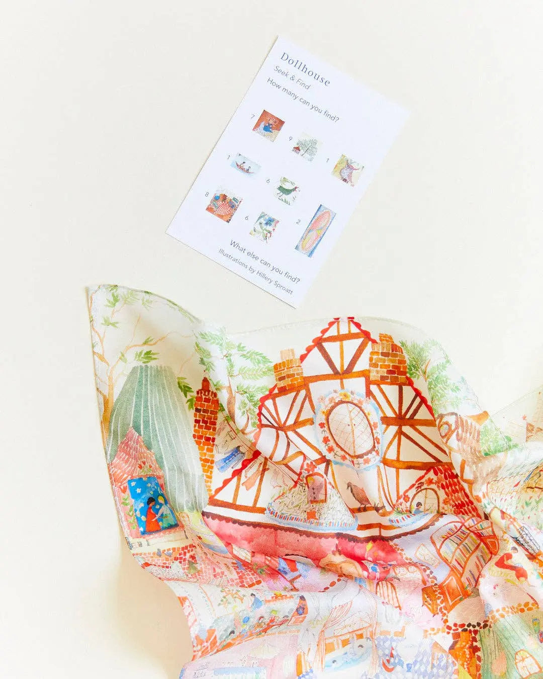 Sarah’s Silks - Dollhouse  Seek & Find Playsilk Sarah’s Silks
