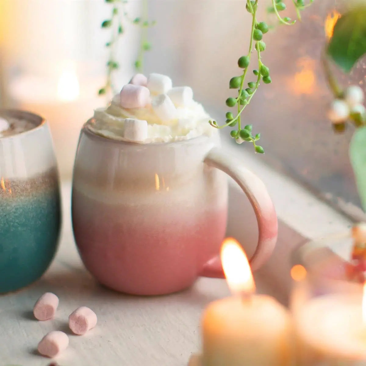 Sass & Belle Europe - Dip Glazed Ombre Pink Mug Sass & Belle Europe