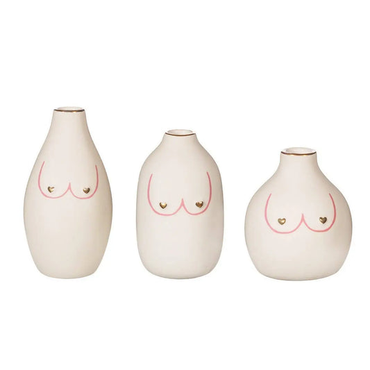 Sass & Belle Europe - Girl Power Boobies Vases- Set Of 3 Sass & Belle Europe