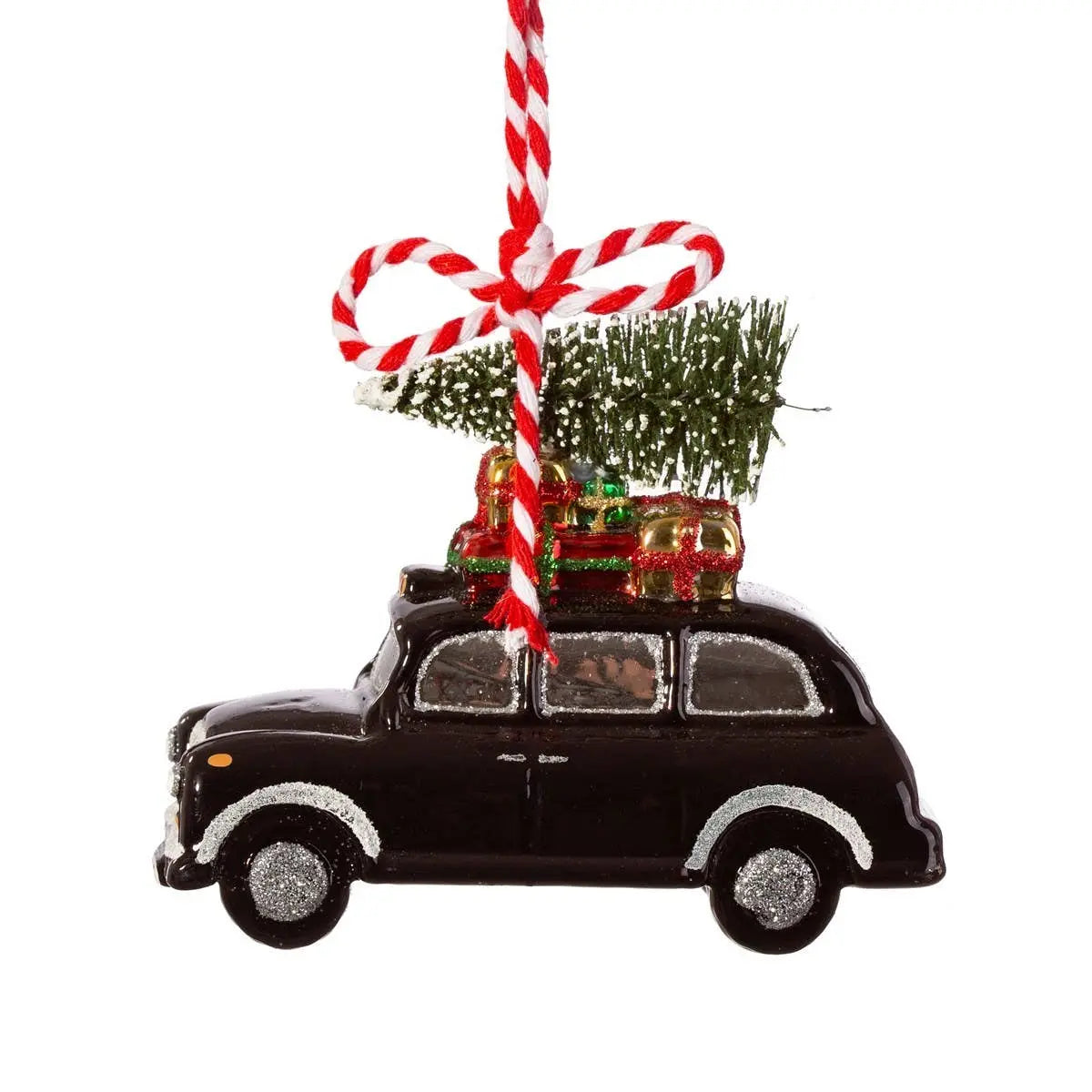 Sass & Belle Europe - London Christmas Black Cab Shaped Bauble Sass & Belle Europe