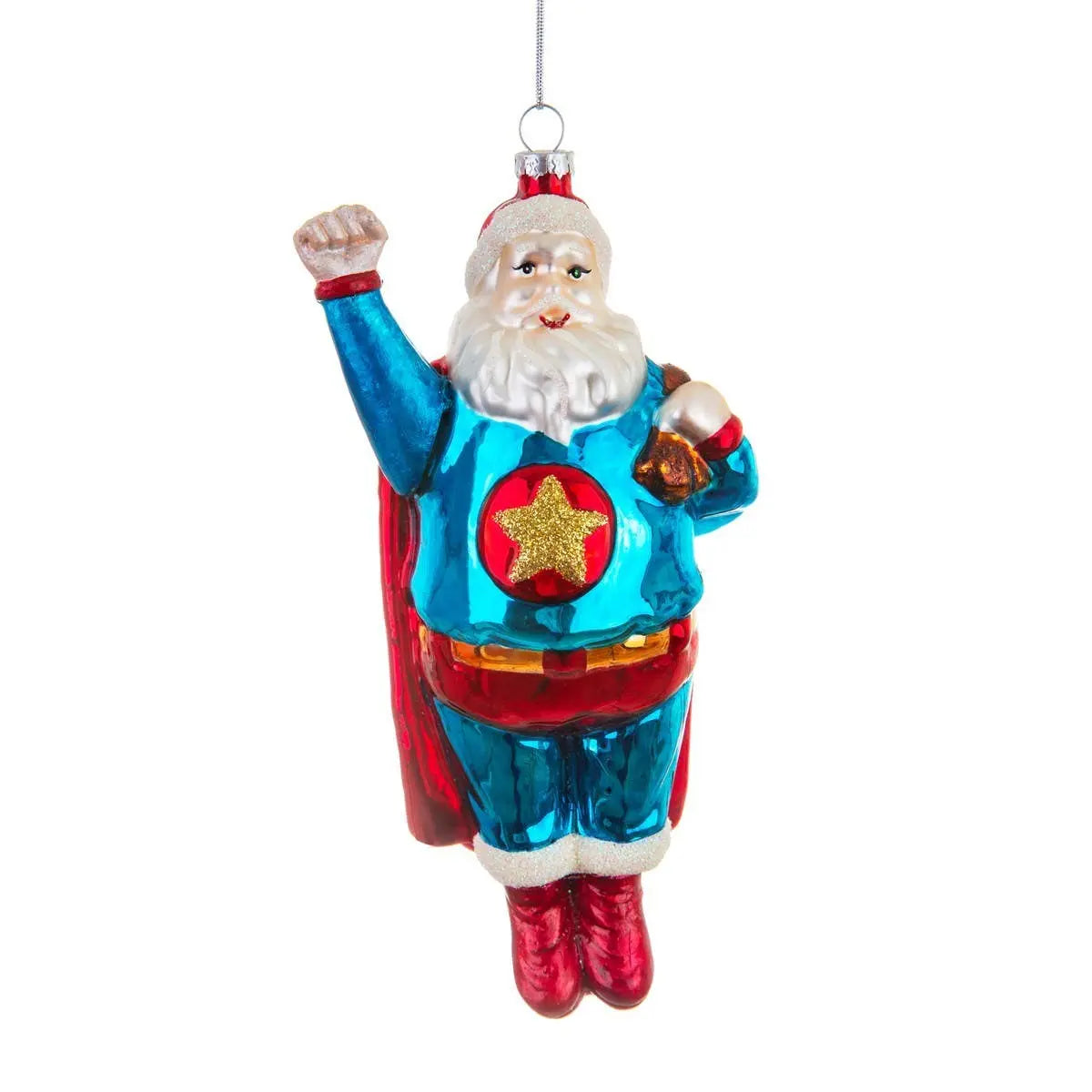 Sass & Belle Europe - Sleigh No More Super Santa Shaped Bauble Sass & Belle Europe