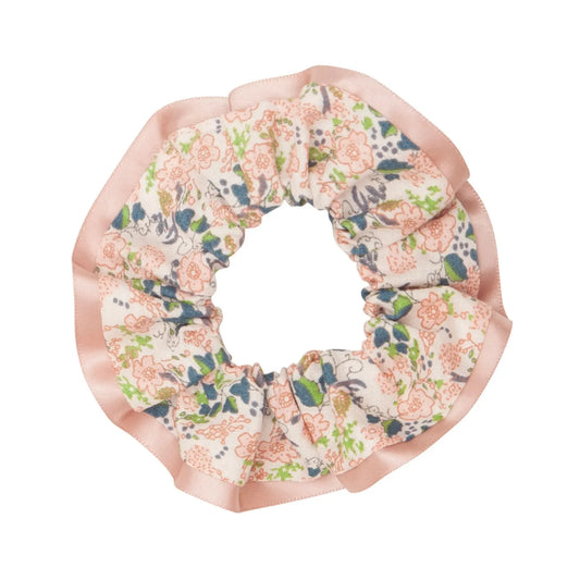 Satin edge scrunchie - peach Mimi & Lula