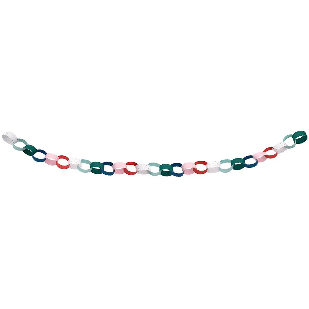 Scalloped Christmas paper chains Meri Meri
