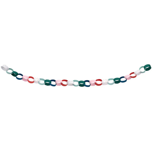 Scalloped Christmas paper chains Meri Meri