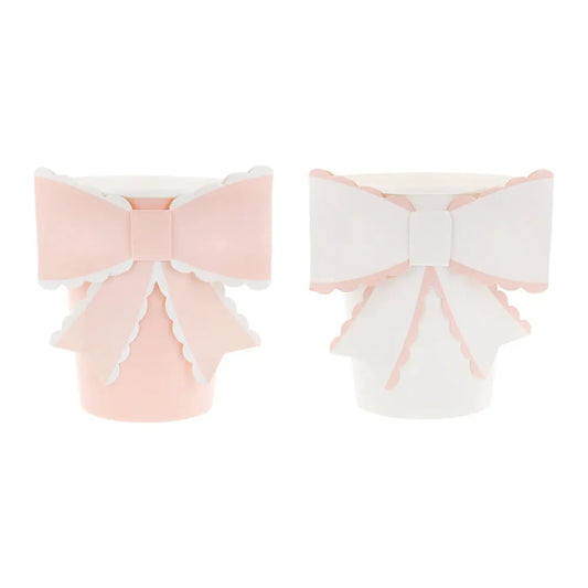 Scalloped bow cups Meri Meri