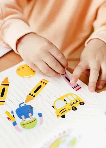 School Stickers, mix Partydeco