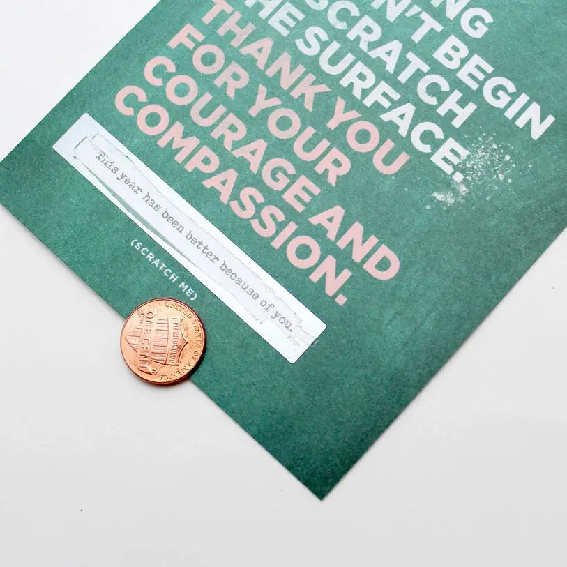 Scratch-Off  Scratch the Surface - Teacher Card Inklings