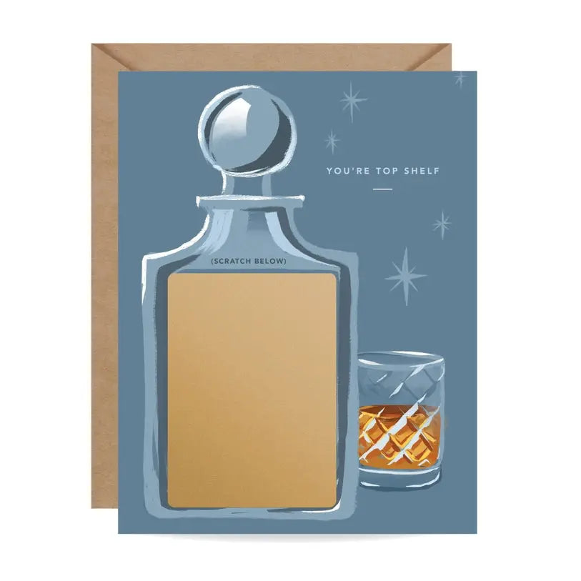 Scratch-Off Whiskey - Birthday Card Inklings