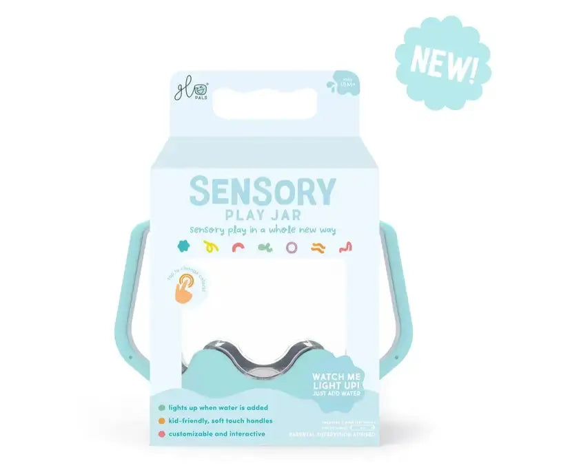Sensory Play Jar - Frosty Blue Glo Pals