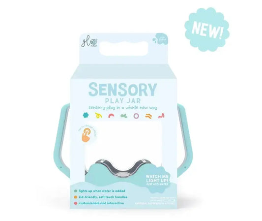 Sensory Play Jar - Frosty Blue Glo Pals