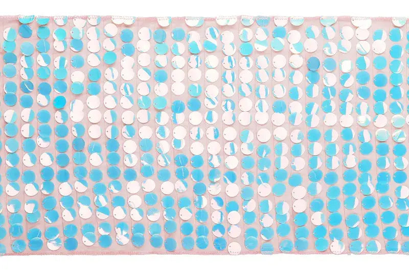 Sequin Table Runner, iridescent, 0.3x2.13m Partydeco