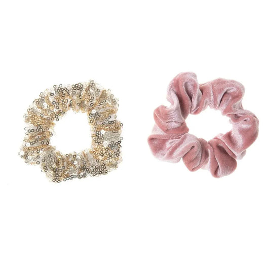 Sequin and Velvet Scrunchies Rockahula
