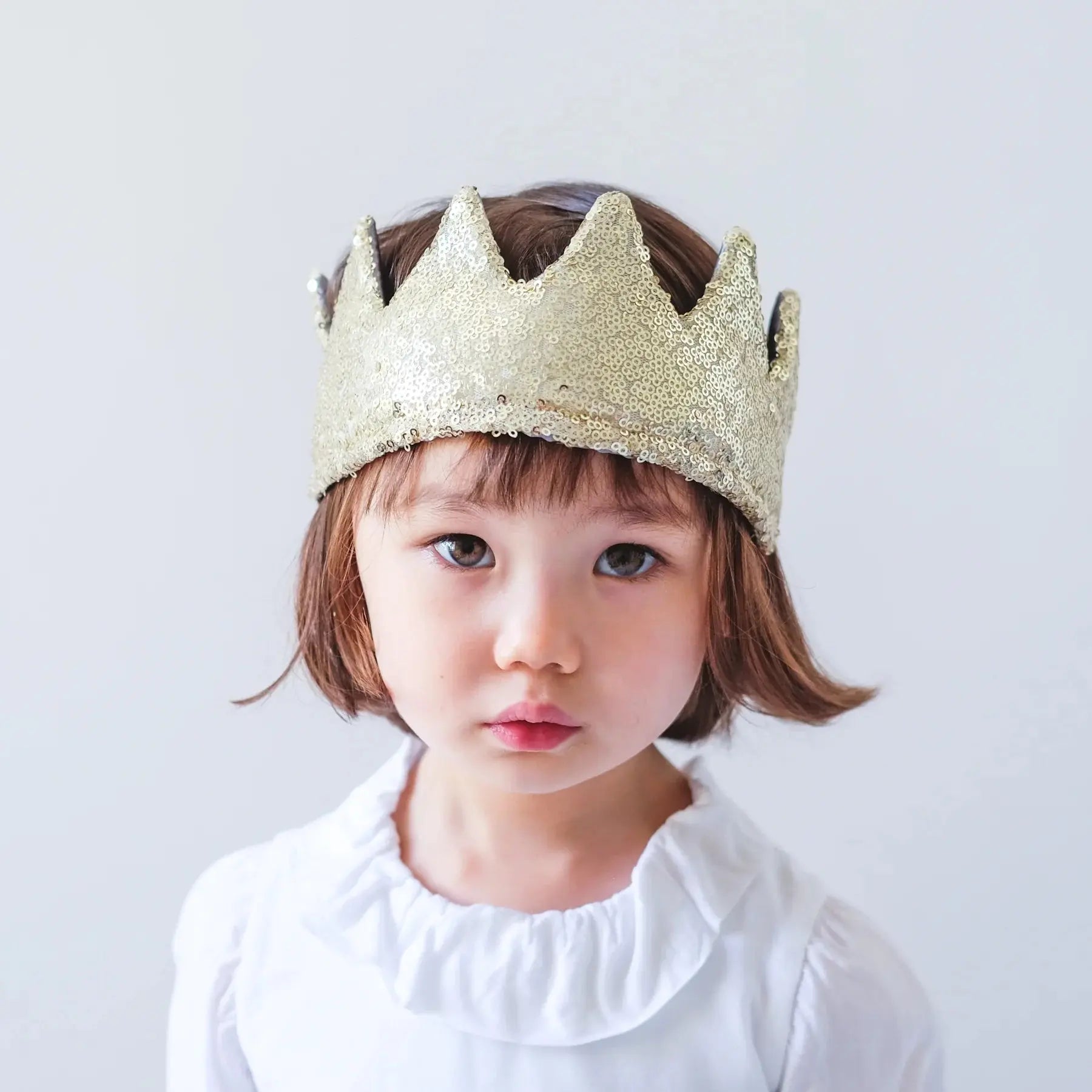 Sequin crown Luciole et Petit Pois